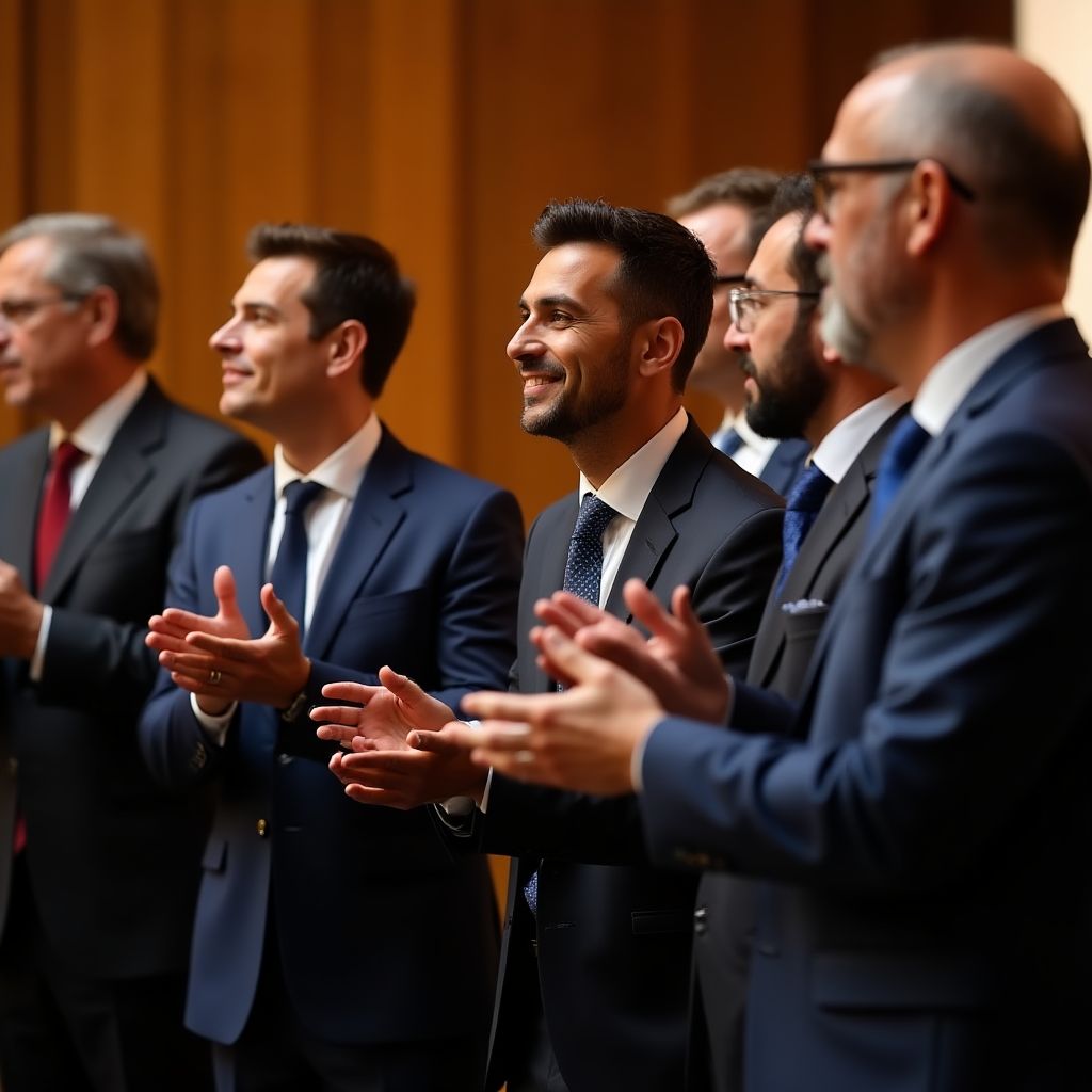 Entrega de premio a la excelencia financiera